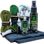 Clenzoil Three Gun Cobra Bore Cleaning Combo Kit | .223 Cal 5.56mm | .357 Cal .38 Cal 9mm | 12 Gauge | Barrel Snake Cleaning Kit for Rifle, Pistol and Shotgun