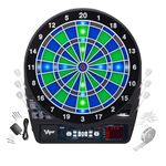 Viper Ion Electronic Dartboard, Illuminated Segments, Light Based Games, Green And Blue Segment Colors, Ultra Thin Spider to Increased Scoring Area, Target Tested Tough Segment For Enhanced Durability