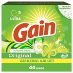 Gain Ultra Original Scent High Efficiency Powder Laundry Detergent, 45 Ounce