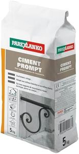 Parexlanko - Ciment Prompt - Gris - Confection de mortier à prise rapide - Tous supports de maçonnerie - Adapté en milieux humide et marin - 5kg