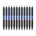 UNI-BALL Jetstream SXN101 0.7mm Roller Ball Pen | Blue Ink, Pack of 12