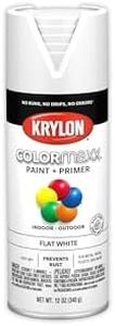 Krylon K05548007 COLORmaxx Spray Paint, Aerosol, White