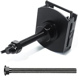 DIGANK E Track Spare Tire Mount, Dual E-Track Fittings Spare Tire Carrier for Enclosed Trailers, Utility Trailer, Trucks, Garages – E Track Accessories and E Track Rails