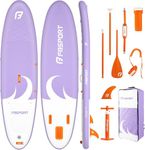 FBSPORT SUP Inflatable Stand Up Paddle Board,11 feet long 6" Thick Blow Up Paddle Board with Adjustable Paddle, Backpack, Pump & Removable Fin - Surfboard for Lakes, Rivers & Sea