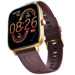 Noise Quad Call 1.81" Display, Bluetooth Calling Smart Watch, AI Voice Assistance, 160+Hrs Battery Life, Metallic Build, in-Built Games, 100 Sports Modes, 100+ Watch Faces (Deep Wine)