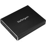 StarTech.com Dual-Slot Hard Drive Enclosure for M.2 SATA SSDs - USB 3.1 (10Gbps) - Aluminum - M.2 to SATA - Raid Drive Enclosure (SM22BU31C3R)