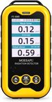 MOESAPU Geiger Counter Nuclear Radiation Detector, Rechargeable Handheld Radioactive Dosimeter with 2.4“ TFT Display GM Tube Detects X Ray Beta Gamma Portable Radiation Testing Device, FS5000 (Yellow)