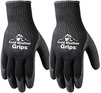 Wells Lamont Cold Weather Latex Coated Work Gloves, Large, 2-pack (526LN)