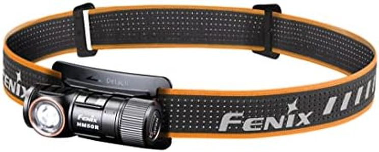 Fenix HM50R V2.0 LED-Stirnlampe, Eck-Taschenlampe, 700 Lumen, rot und weiß Dual-Stromversorgung, Mehrzweck-Stirnlampe Taschenlampe Dual-Use, USB-C wiederaufladbar