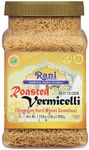 Rani Roasted Vermicelli (Roasted Wheat Noodles) 28oz (1.75lbs) 800g PET Jar ~ All Natural | Vegan | Non-GMO | Kosher | Indian Origin