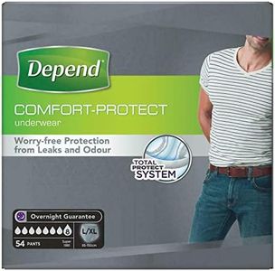 Depend Sous-vêtements absorbants Absorption Super Taille L/XL Homme - 54 unités