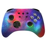 Wireless Pro Controller - Surge Gamepad Pro (Supernova) Multi Platform Bluetooth Controller, Compatible with Nintendo Switch, Windows PC, Steam Deck, Android & iOS, Programmable Macro Buttons, Rumble Vibration, LED Lighting, Motion Controls, Rechargeable Battery, 3.5mm Audio Port