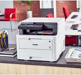 Brother HLL3290CDW Wireless Color Printer with Scanner & Copier, Standard, White