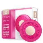 FOREO UFO mini Full Facial LED Mask Treatment, Red Light Therapy, Face Masks Beauty Treatment, Korean Skincare, Thermotherapy & Face Massager, Moisturiser, Increased Skin Care Absorption, Fuchsia