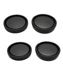 Front Body Cap + Rear Lens Cap Cover Compatible for Sony E-Mount fit A7RIV A7RIII A7RII A7III A7C A7S A6600 A6500 A6300 A5100 Camera (2 Pack)