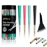 DTYOA Cones rolling paper，Pre-Rolled Cones,colorful | 50 Pack | Cones | Slow Burning Preroll Cones | cones for weed