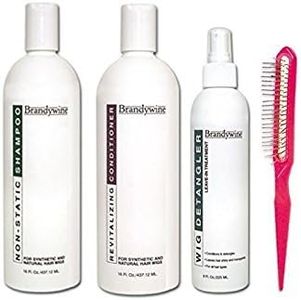 Brandywine Synthetic and Human Hair Care Products (16oz Shamp, Cond and 8oz Leave-In Detangler)