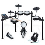 Alesis Drums Command Mesh SE Kit and DRP100 - Electric Drum Set with Quiet Mesh Pads, USB MIDI Connectivity and On-Ear Headphones