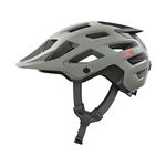 ABUS Moventor 2.0 MTB Helmet - high-comfort off-road bike helmet - all-mountain helmet, unisex - grey, size L