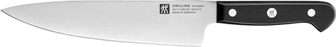 ZWILLING Gourmet Chef's Knife, 20 cm, Special Stainless Steel, Ergonomic Plastic Handle, Black - Made in Germany