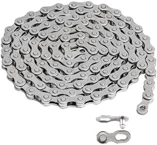 Hycline Bike Chain 6/7/8-Speed,Bicycle Chain 1/2x3/32 Inch,Special Steel for Road Mountain Racing Cycling (116 Links)-Silver