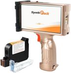 Handheld Inkjet Printer with 6.5 Inch Touchable Screen, 1200 DPI Handheld Printer With 0.5 Inch Print Height, for Printing Batch Number, Date, Logo,Barcode, QR Code on Diverse Materials(SH1)