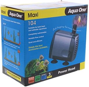 Maxi 104 Power Head Pump 2000 L/hr 2m 30W Fish Tank Aquarium Aqua One 11324