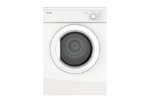Haden 7kg Vented Tumble Dryer HVT7W | Freestanding White Clothes Dryer with 5 Timer Program Options, Galvanized Drum, Adjustable Feet, Rear Vent Outlet, Safety Lock Feature & Thermostat Reset
