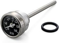 Daytona RR 32668 Motorcycle Oil Thermometer GB350/S (21-22) Dedicated RR Dip Stick Oil Thermometer, Black