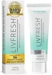 LIVFRESH Toothpaste Gel, Clinically Proven to Remove Plaque 250% Better, Improves Gum Health 190% Better, Prevents & Reduces Tartar, Freshens Breath, SLS Free Dental Gel, Wintergreen