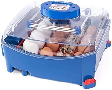 Borotto Lumia 16 | Brutautomat Vollautomatisch, Inkubator für 16 Eier oder 64 Kleine Eier mit Automatischem Eierwendemechanismus und Temperaturregelung | Hergestellt in Italien