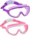 2 Pack Kids Swim Goggles, Swimming 