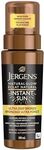 Jergens Natural Glow Instant Sun Sunless Self Tanning Mousse for Dry Skin, Ultra Deep Bronze Shade (180 mL)