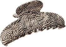 France Luxe Jumbo Couture Claw Clip - Opera Silver