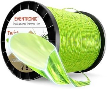 Weed Eater String, 095 Trimmer Line of 835-Feet(3 1/2LB), Trimmer Line for Universal Replacement, Twist Weed Wacker String Fits Medium& Heavy Grass&Weeds, String Trimmer Line of Yellow Premium Nylon