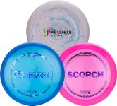 Discraft Mid-Level Three Pack – Disc Golf Set | Perfect for Men, Women, and Kids | Including – Banger GT, Buzzz, & Scorch | Intermediate Skill Level | Disc Color & Foil Will Vary