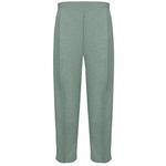 Ladies Half Elasticated Trouser Womens Stretch Waist Casual Office Work Formal Trousers Pants with Pockets Plus Big Size(Sage Green,UK 18/25 Inch Inside Leg)