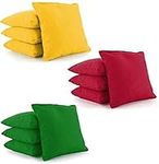 TINDTOP Mini Bean Bags for Tossing, 12 Pack Cornhole Outdoor Toss Gaming Colorful Canvas Bean Bags Carnival Games Kids Beanbags Throwing Games for Kids Halloween Games