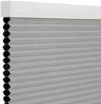 Changshade Blackout Blinds, Cordless Cellular Shades, 1 Inch Blackout Shades, Room Darkening Blinds, Pull Down Window Shades, Easy to Install Honeycomb Window Blinds, 20" W x 48" H, Grey