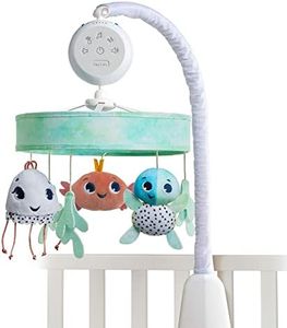 Tiny Love El mundo submarino Móvil cuna bebé, Móvil musical con 15 melodías, carrusel bebés 0+ meses, colección Treasure the Ocean