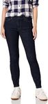 Amazon Essentials Women's Skinny Jean, Black Rinse, 8 Short