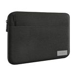 MoKo 7-8 Inch Tablet Sleeve Bag, Carrying Case Fit with 8.3 inch iPad Mini A17 Pro 2024, iPad Mini 6/5/4/3/2/1, Samsung Galaxy Tab S2 8.0, Tab A 8.0, Black & Gray