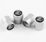 MG Chrome Wheel Tyre Valve Dust Cap