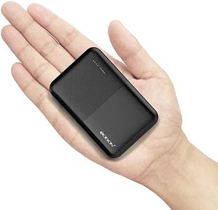 YOBON Mini Power Bank 10000mAh Cargador Móvil Portátil, Batería Externa de Alta Capacidad Entrada Doble y 2 Puertos de Salida USB para Android Phones, Tablet y Otros Smartphones