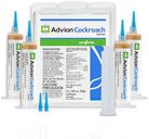 Advion Cockroach Gel Bait, 4 Tubes x 30-Grams, 1 Plunger and 2 Tips, German Roach Insect Pest Control, Indoor and Outdoor Use, Roach Killer Gel for American, German and Other Major Cockroach Species