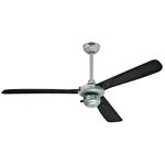 Westinghouse Lighting 7242240 Mountain Gale 132 cm/52-Inch Three-Blade Indoor/Outdoor Ceiling Fan, Chrome Finish