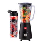 Sensio Home Personal Blender Smoothie Maker - BPA Free 1L Jar & 600ml Portable Sports Bottle, Electric Blender for Fruit, Vegetables, Protein Shakes, Crush Ice & Frozen Fruit, 2 Speed + Pulse 350W