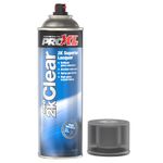 ProXL 2K Clear Coat Lacquer Spray - 500 ml | Crystal Clear, High Gloss Finish | Easy Apply | Scratch & Chemical Resistant | High Gloss Retention | Polishable After 24 Hours | Vari Nozzle Included