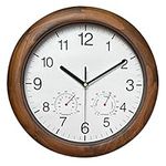 Reynoe Wooden Wall Clock with Tempe