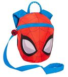 SPIDER-MAN Backpack With Reins Kids Toddlers Detachable Safety Harness Nursery Spidey Day Bag Mini Rucksack